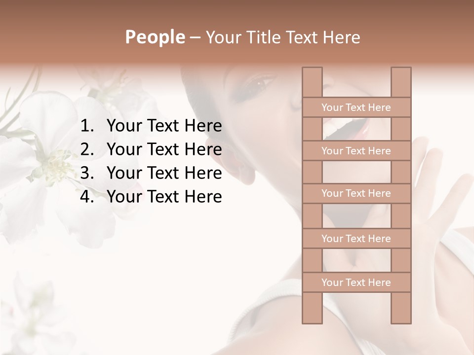 Spa Romantic Hands PowerPoint Template