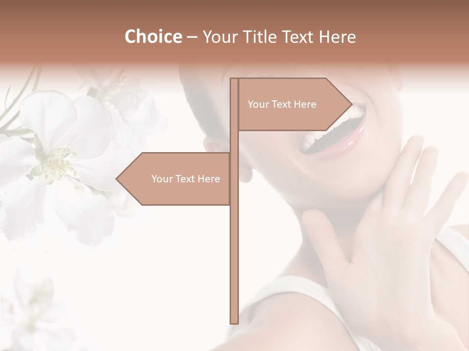 Spa Romantic Hands PowerPoint Template