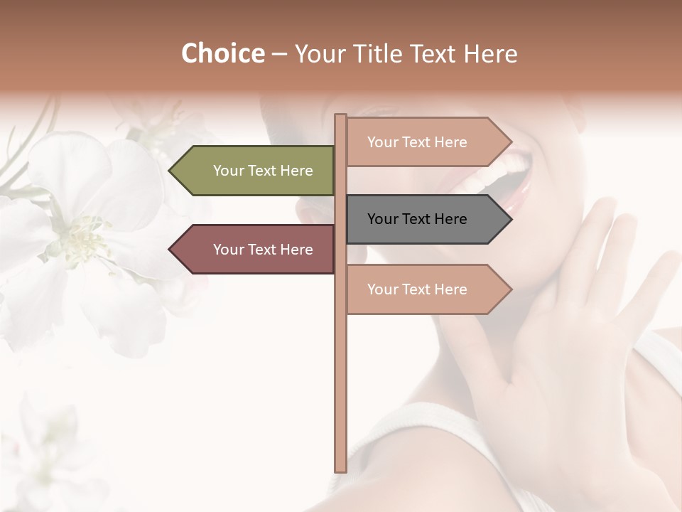 Spa Romantic Hands PowerPoint Template