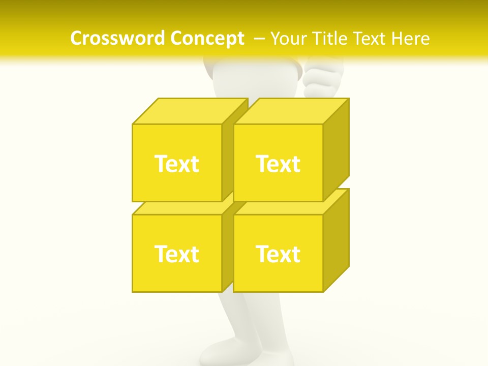 Worker Like Orange PowerPoint Template