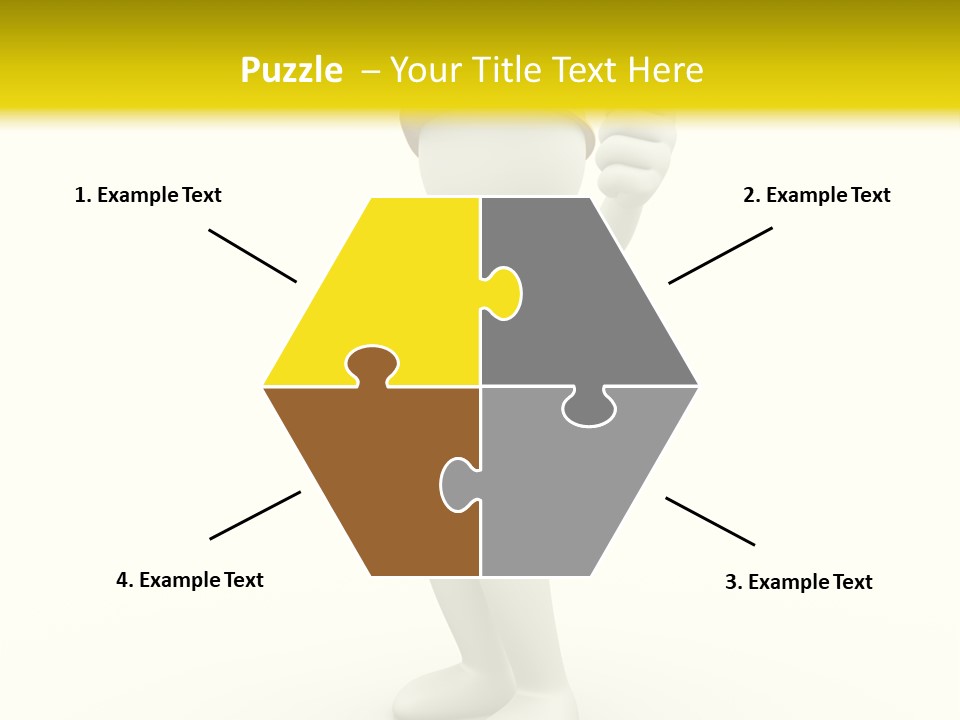 Worker Like Orange PowerPoint Template