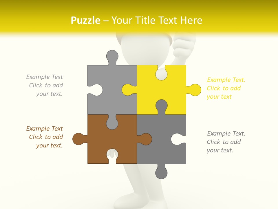 Worker Like Orange PowerPoint Template