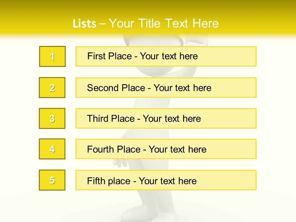 Worker Like Orange PowerPoint Template