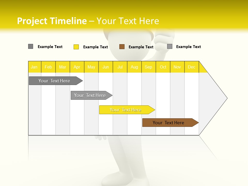 Worker Like Orange PowerPoint Template