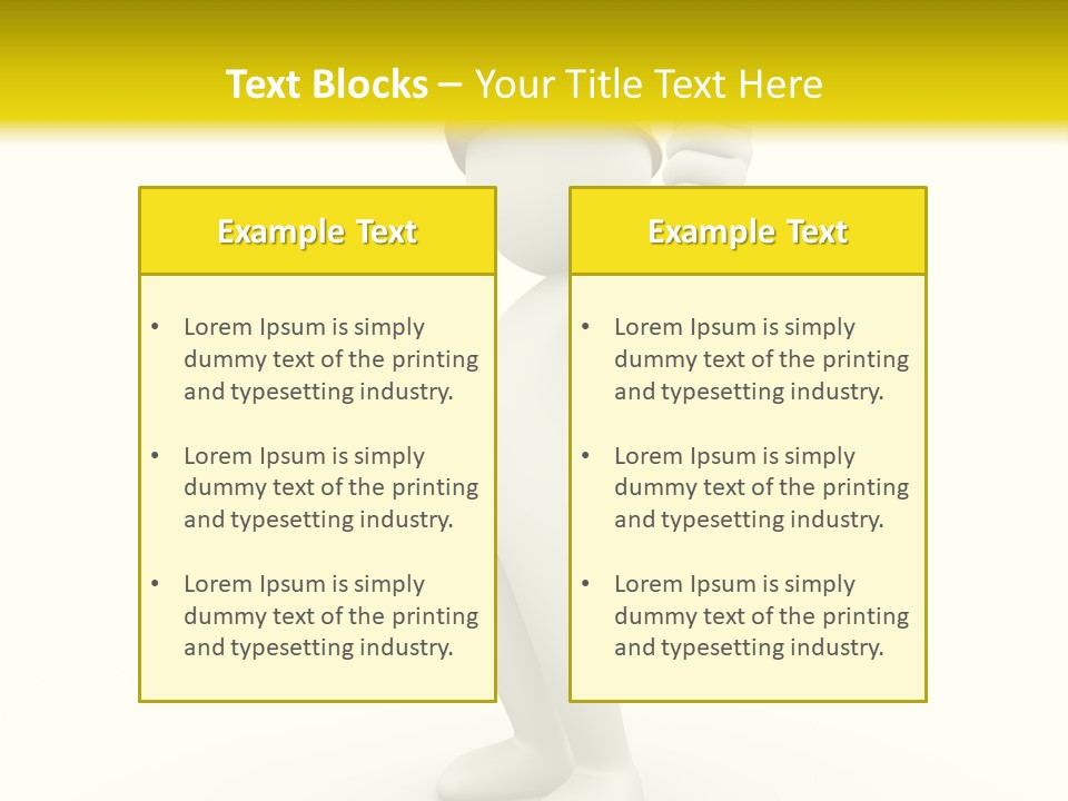 Worker Like Orange PowerPoint Template