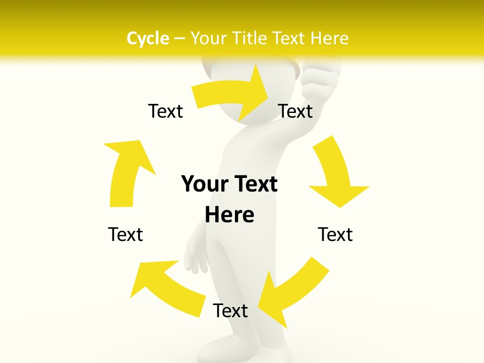 Worker Like Orange PowerPoint Template