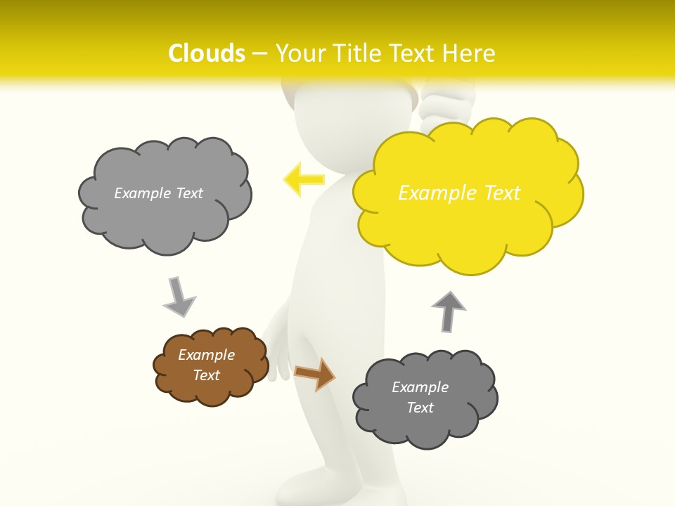 Worker Like Orange PowerPoint Template