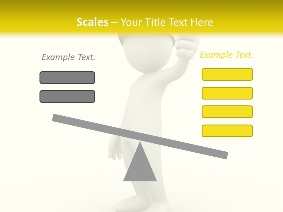 Worker Like Orange PowerPoint Template