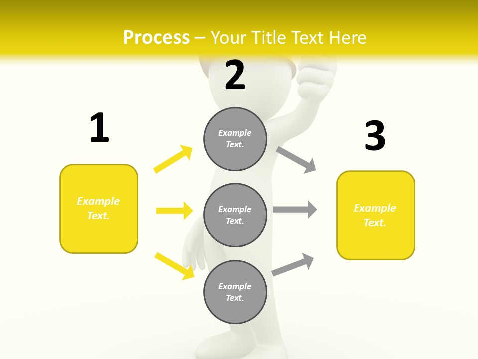 Worker Like Orange PowerPoint Template