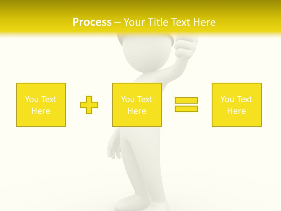Worker Like Orange PowerPoint Template