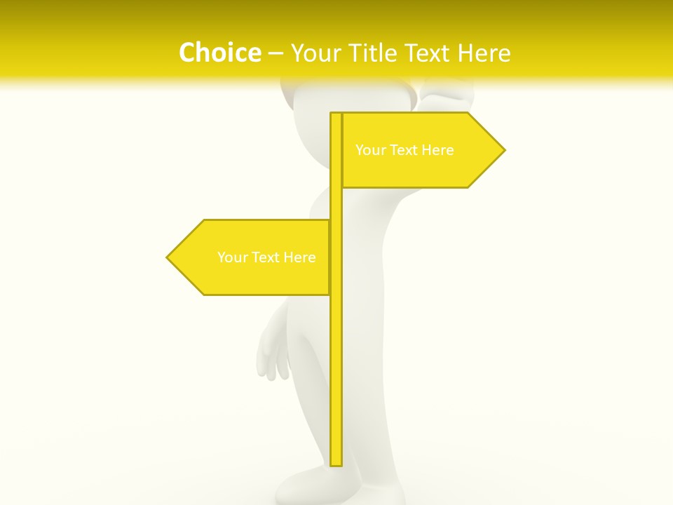 Worker Like Orange PowerPoint Template