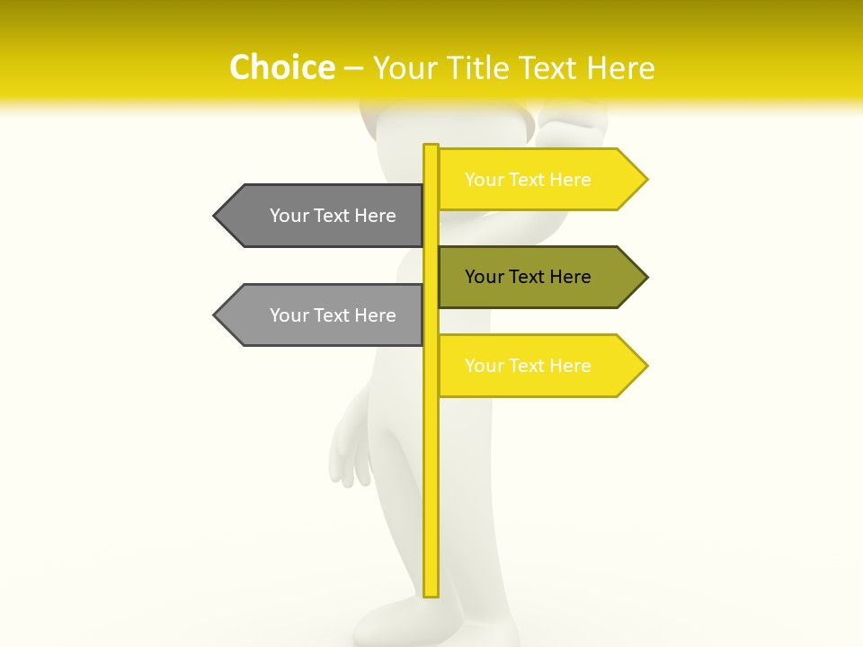 Worker Like Orange PowerPoint Template