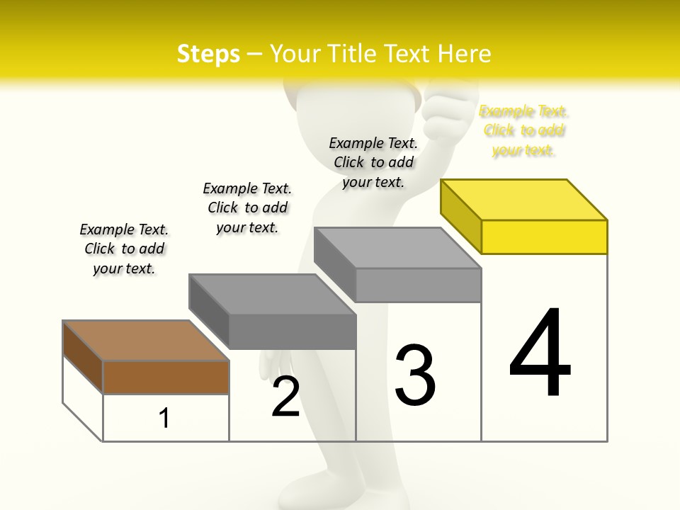 Worker Like Orange PowerPoint Template