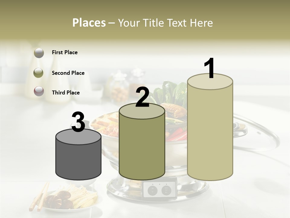 Lettuce Japanese Food Aluminum Pot PowerPoint Template