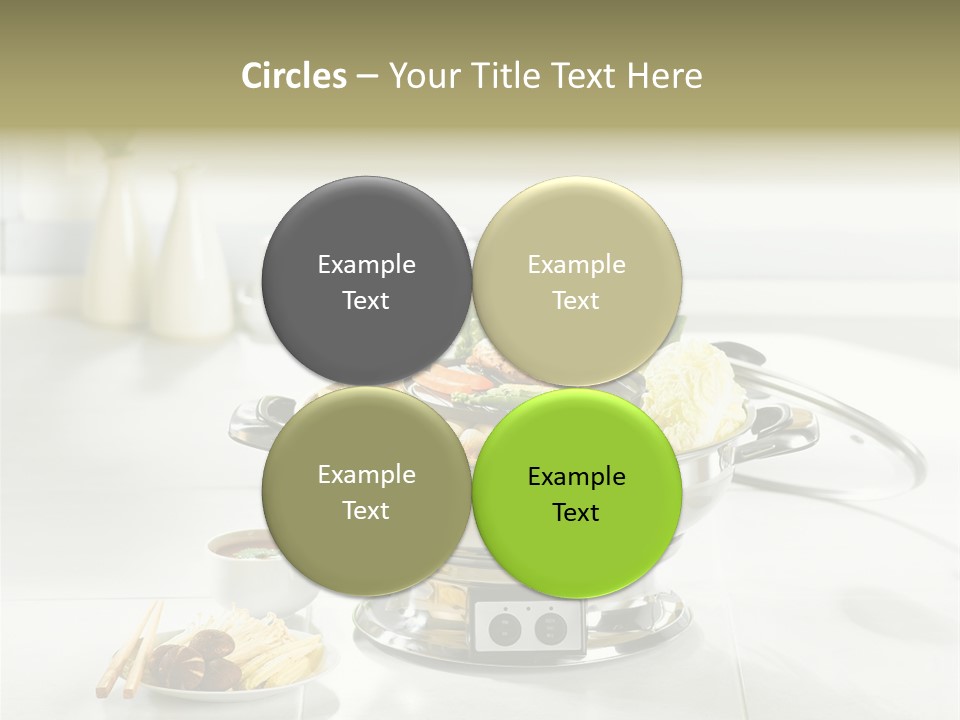 Lettuce Japanese Food Aluminum Pot PowerPoint Template