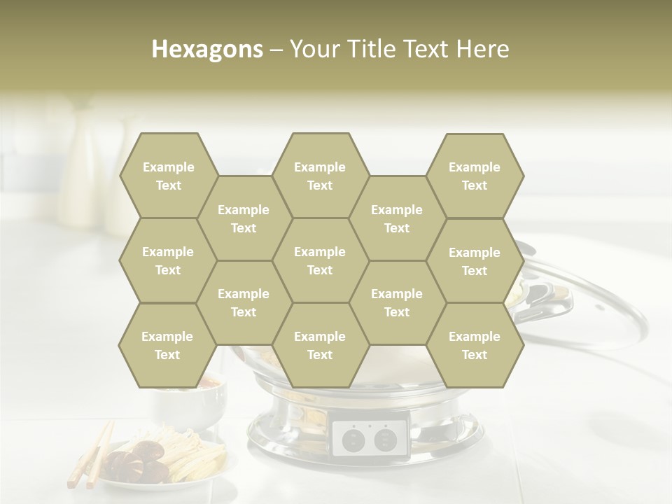 Lettuce Japanese Food Aluminum Pot PowerPoint Template