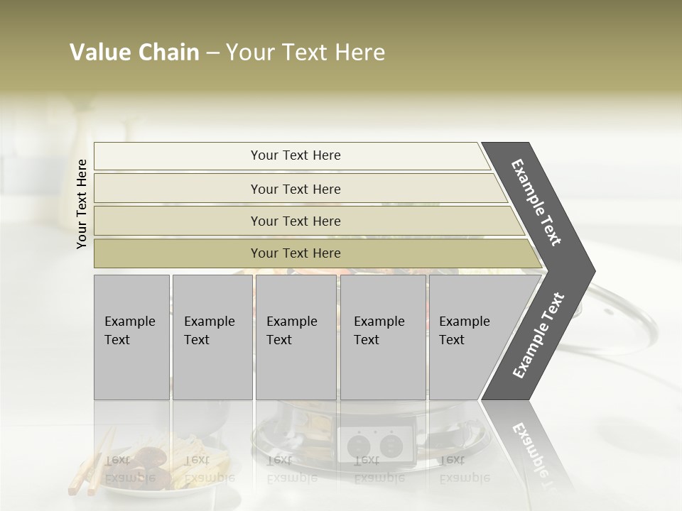 Lettuce Japanese Food Aluminum Pot PowerPoint Template