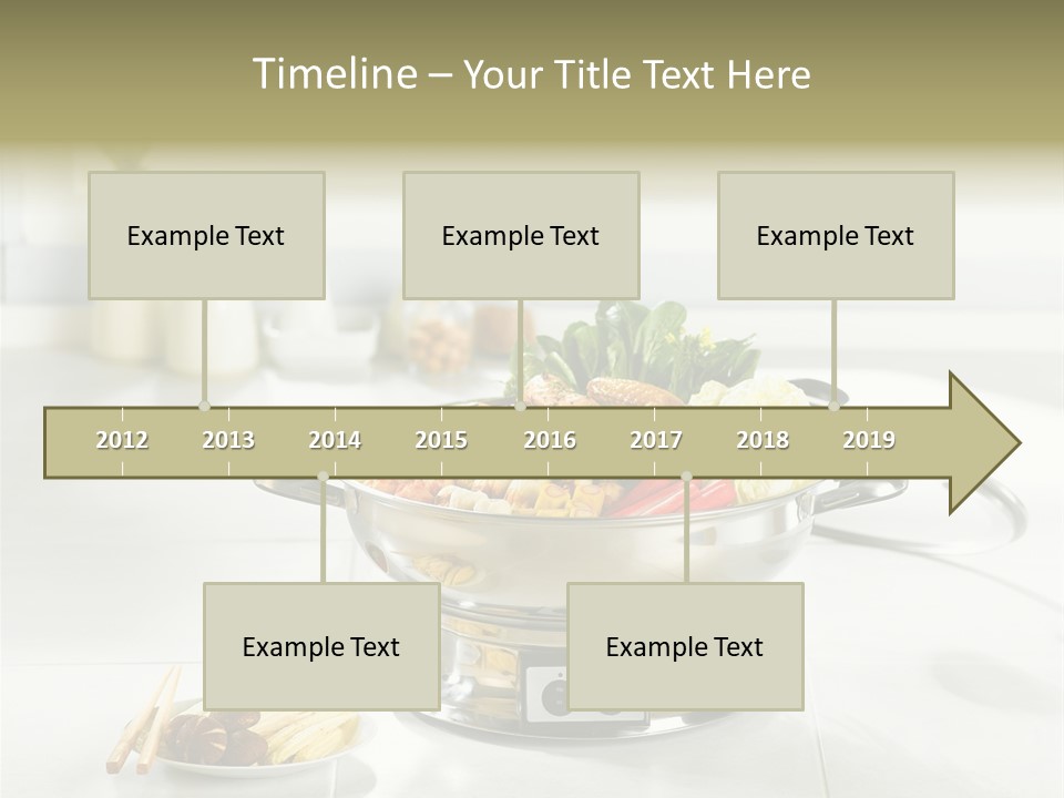 Lettuce Japanese Food Aluminum Pot PowerPoint Template