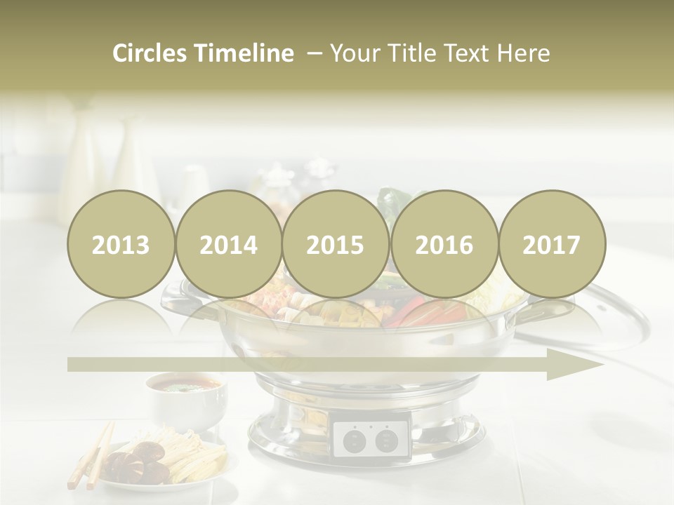 Lettuce Japanese Food Aluminum Pot PowerPoint Template