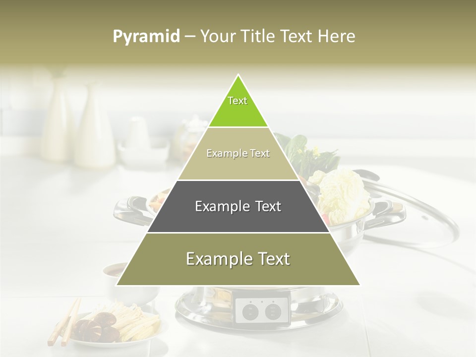 Lettuce Japanese Food Aluminum Pot PowerPoint Template