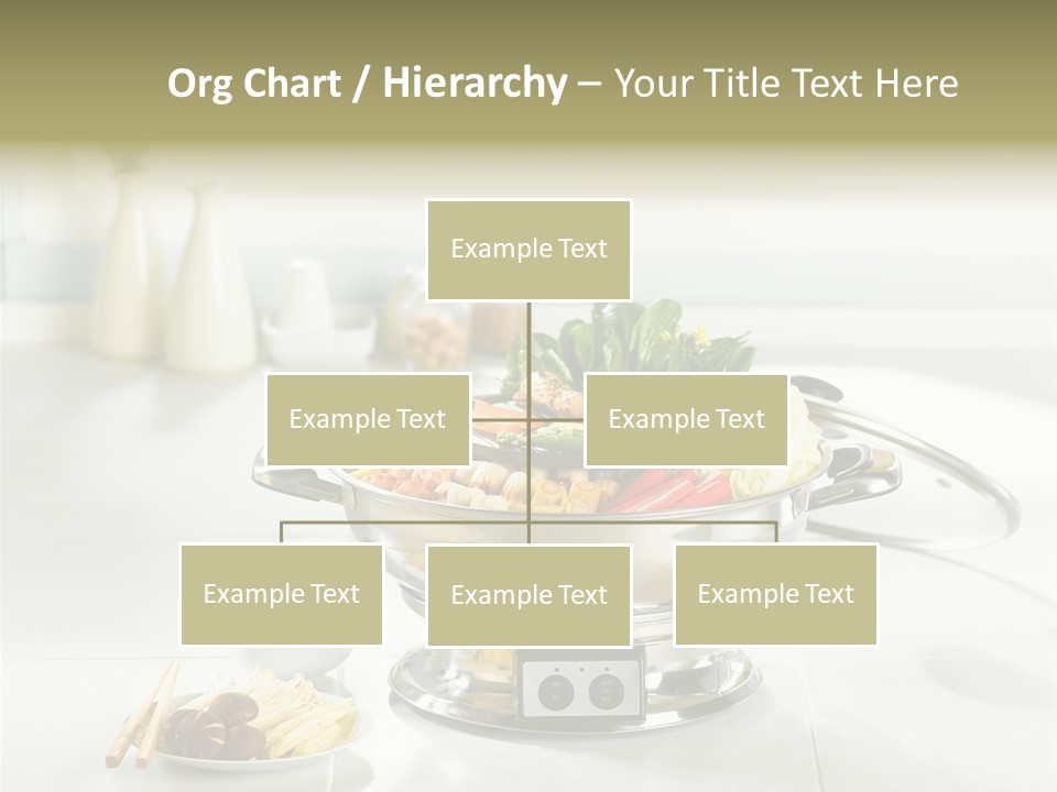 Lettuce Japanese Food Aluminum Pot PowerPoint Template