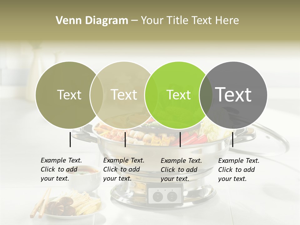 Lettuce Japanese Food Aluminum Pot PowerPoint Template