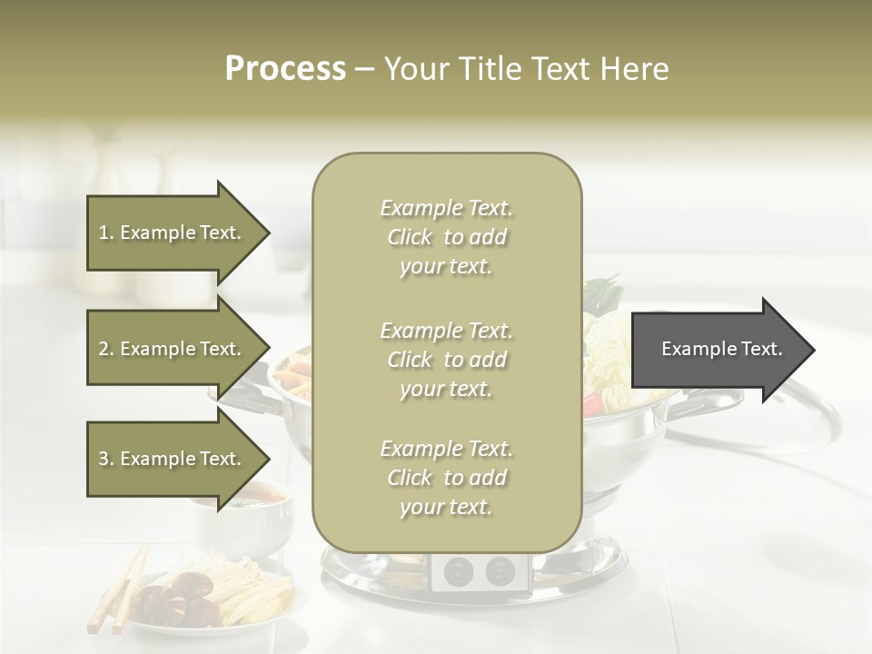 Lettuce Japanese Food Aluminum Pot PowerPoint Template