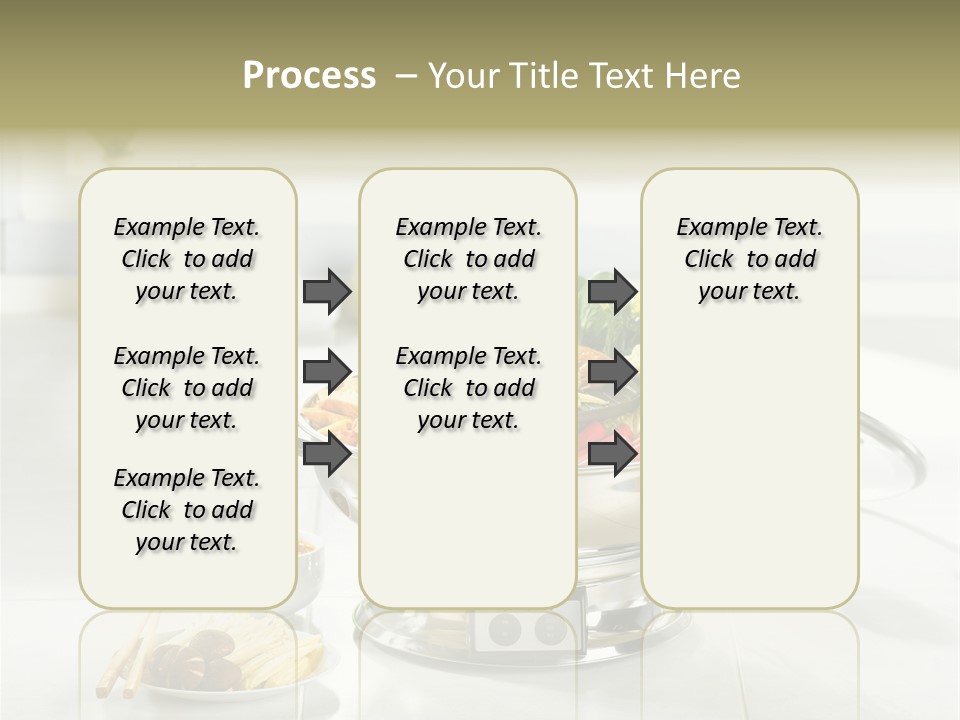 Lettuce Japanese Food Aluminum Pot PowerPoint Template