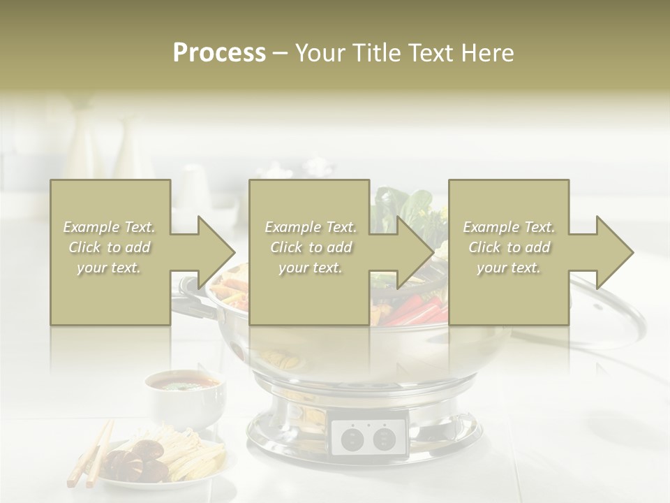 Lettuce Japanese Food Aluminum Pot PowerPoint Template