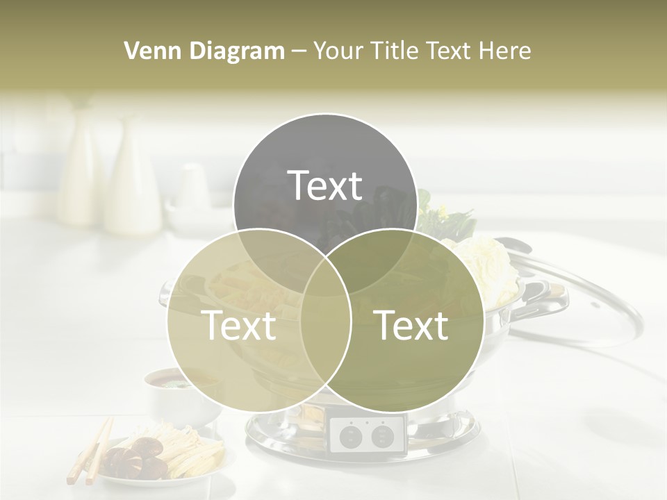 Lettuce Japanese Food Aluminum Pot PowerPoint Template