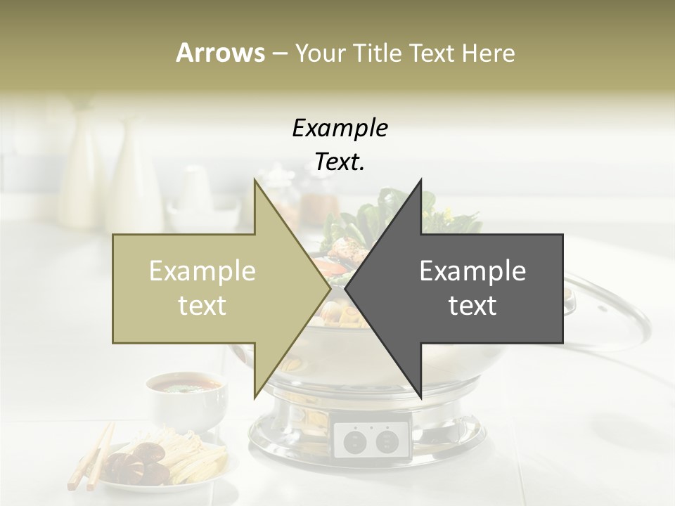 Lettuce Japanese Food Aluminum Pot PowerPoint Template