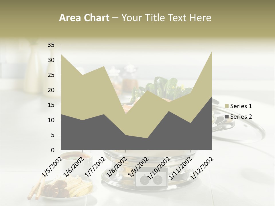 Lettuce Japanese Food Aluminum Pot PowerPoint Template