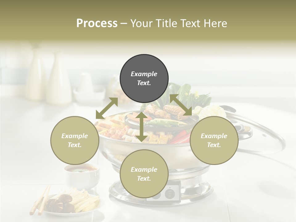 Lettuce Japanese Food Aluminum Pot PowerPoint Template