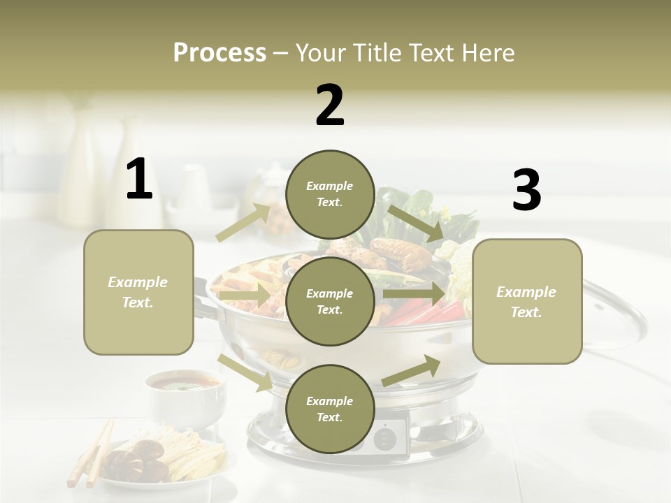 Lettuce Japanese Food Aluminum Pot PowerPoint Template