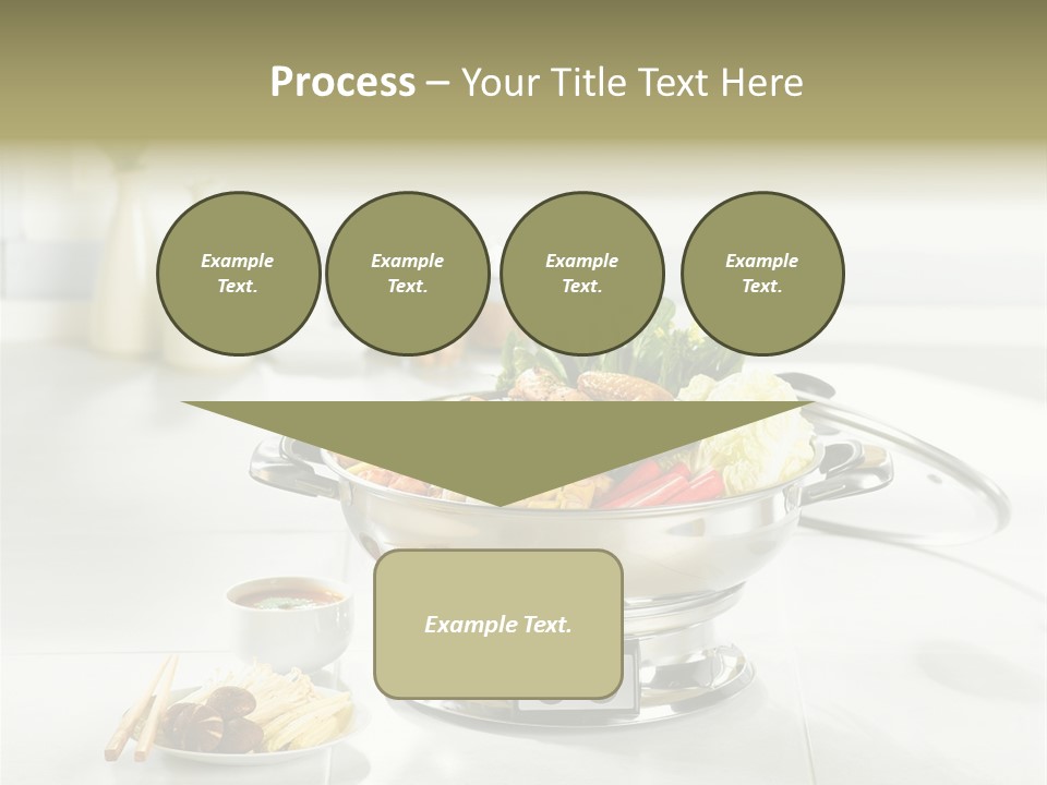 Lettuce Japanese Food Aluminum Pot PowerPoint Template