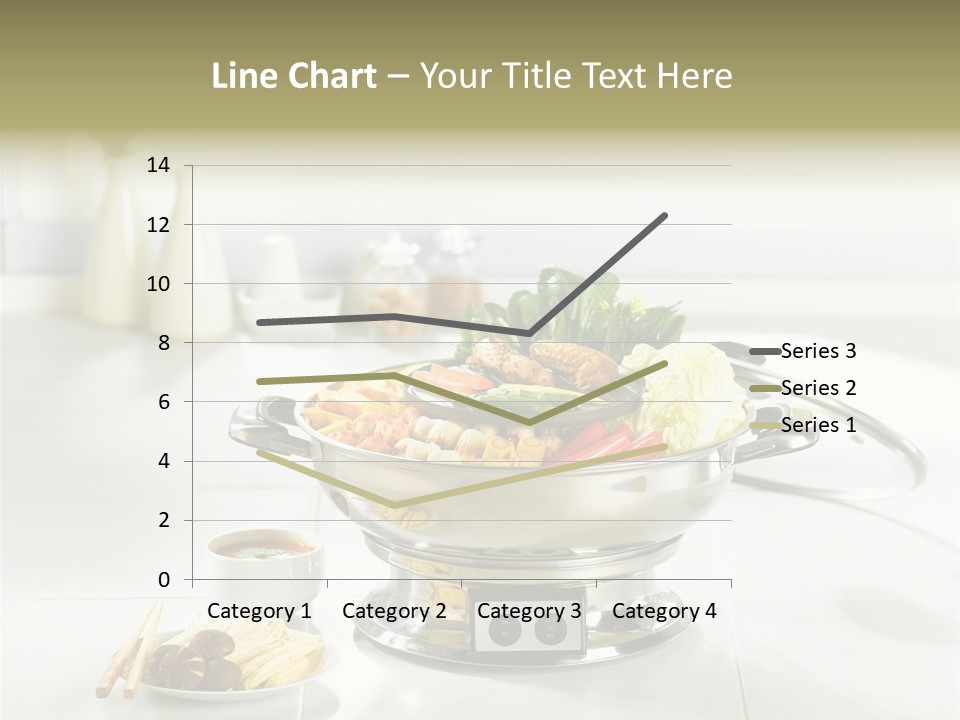 Lettuce Japanese Food Aluminum Pot PowerPoint Template
