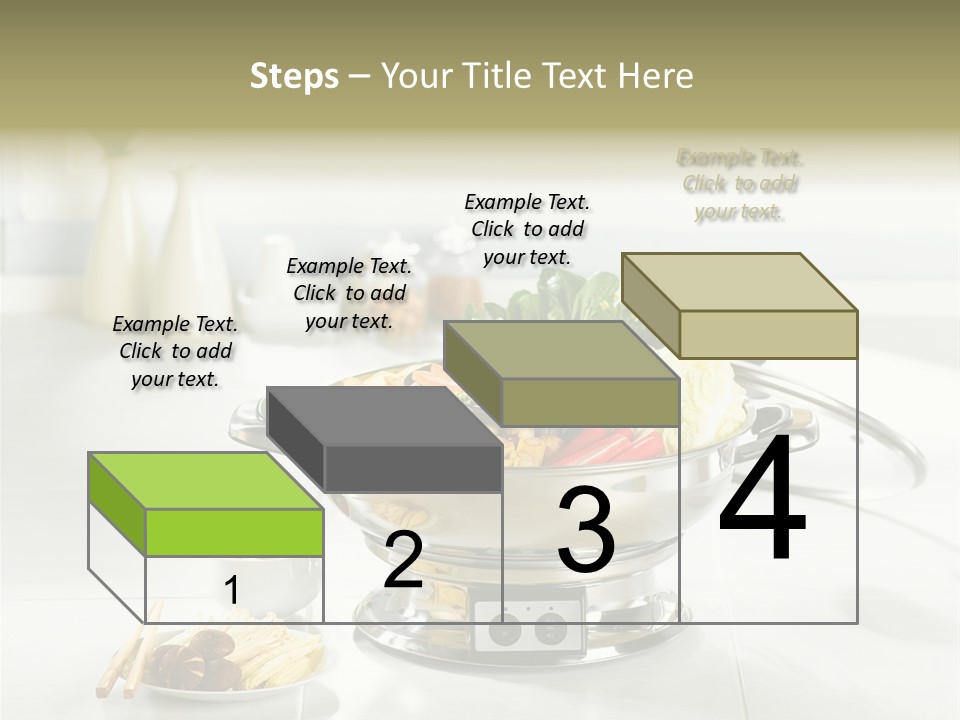 Lettuce Japanese Food Aluminum Pot PowerPoint Template