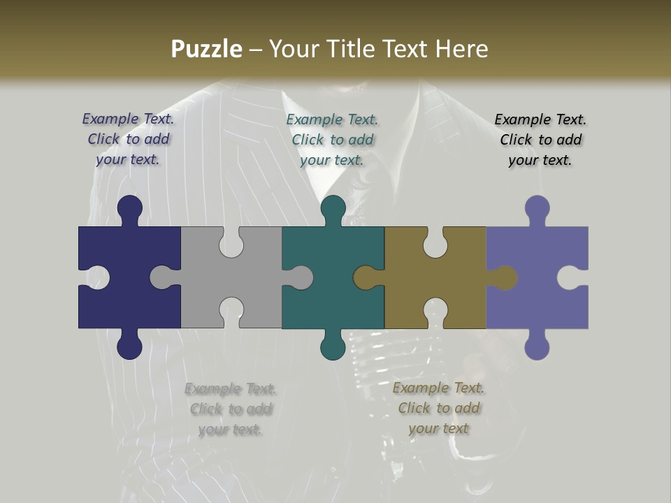 Suit Rich Male PowerPoint Template