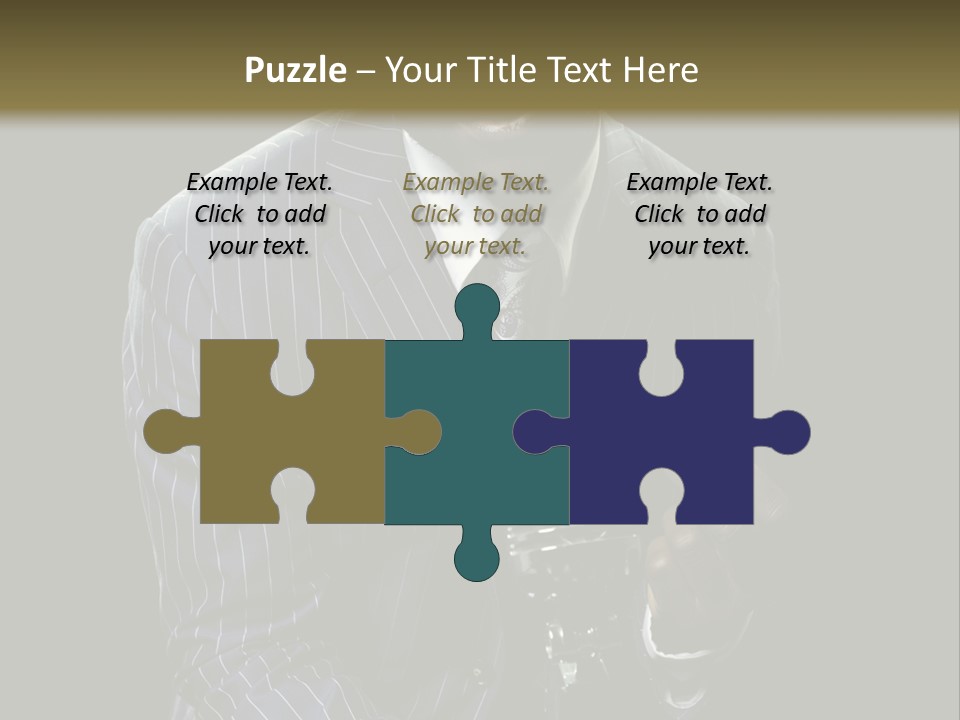 Suit Rich Male PowerPoint Template