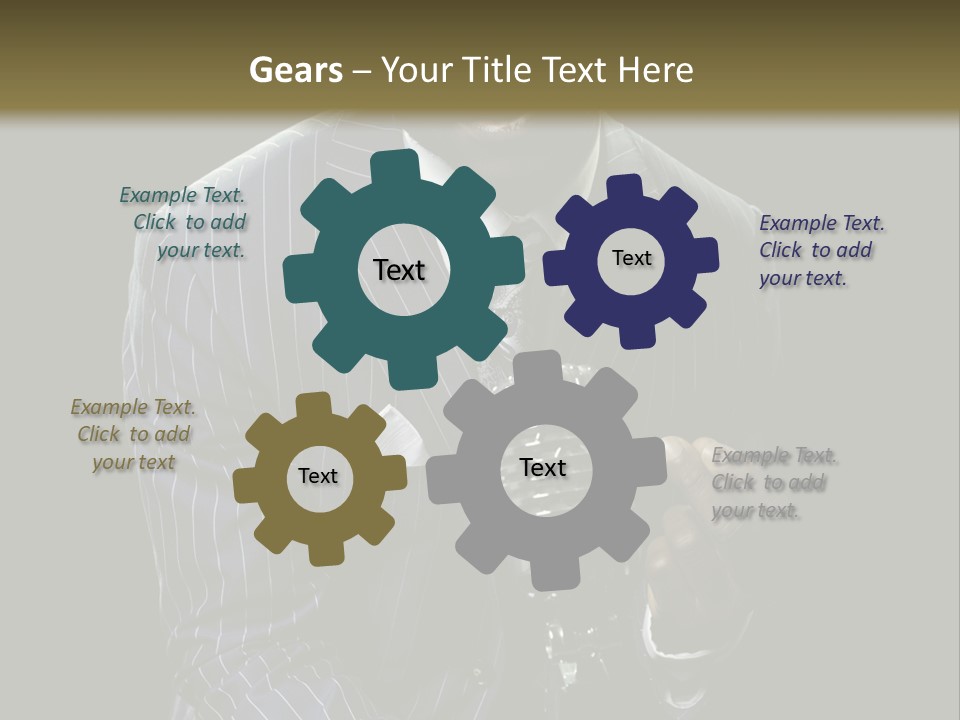 Suit Rich Male PowerPoint Template