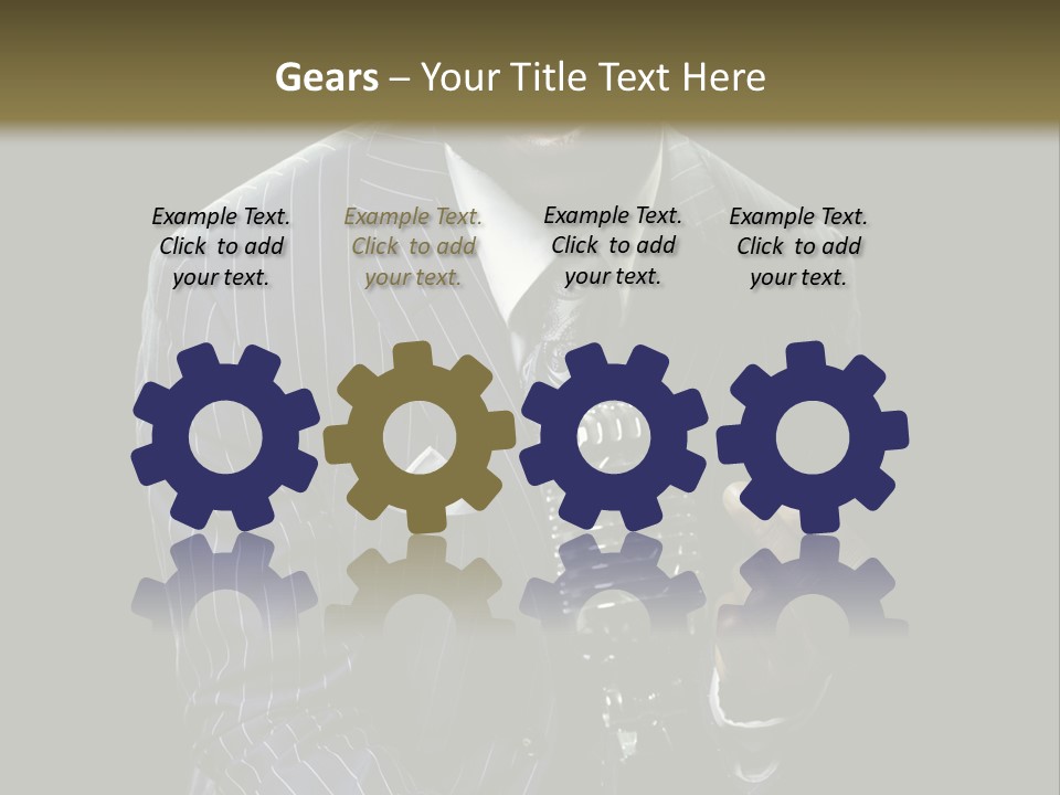 Suit Rich Male PowerPoint Template