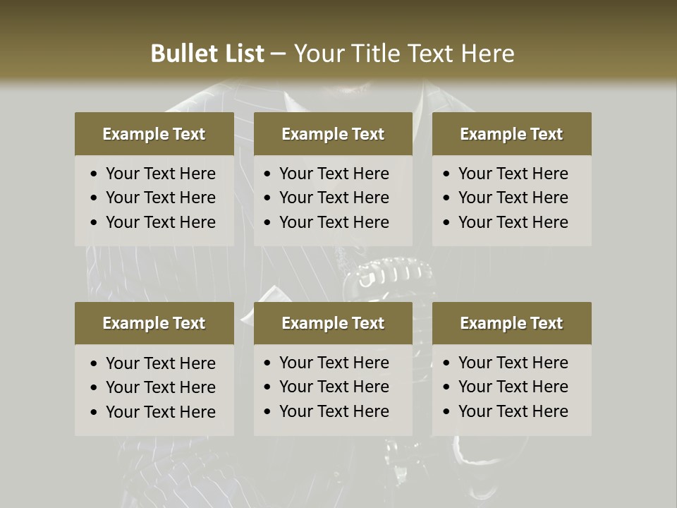 Suit Rich Male PowerPoint Template