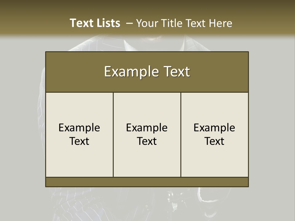 Suit Rich Male PowerPoint Template