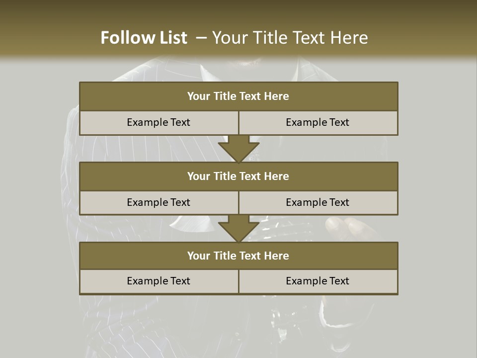 Suit Rich Male PowerPoint Template