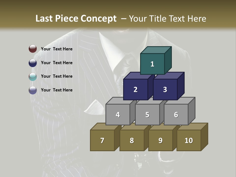 Suit Rich Male PowerPoint Template