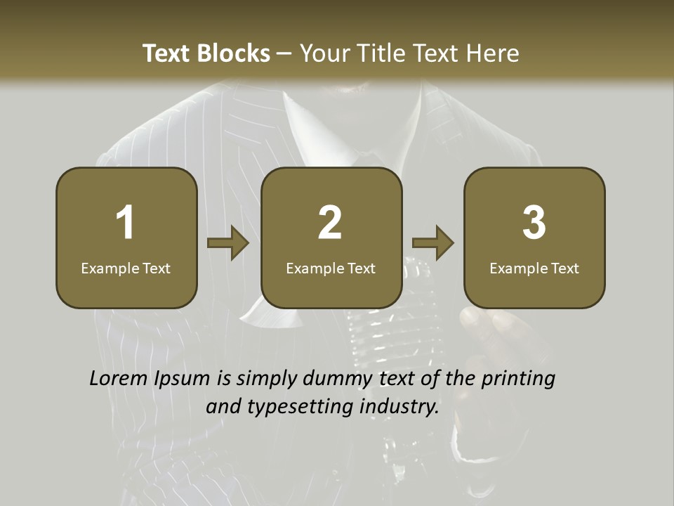 Suit Rich Male PowerPoint Template