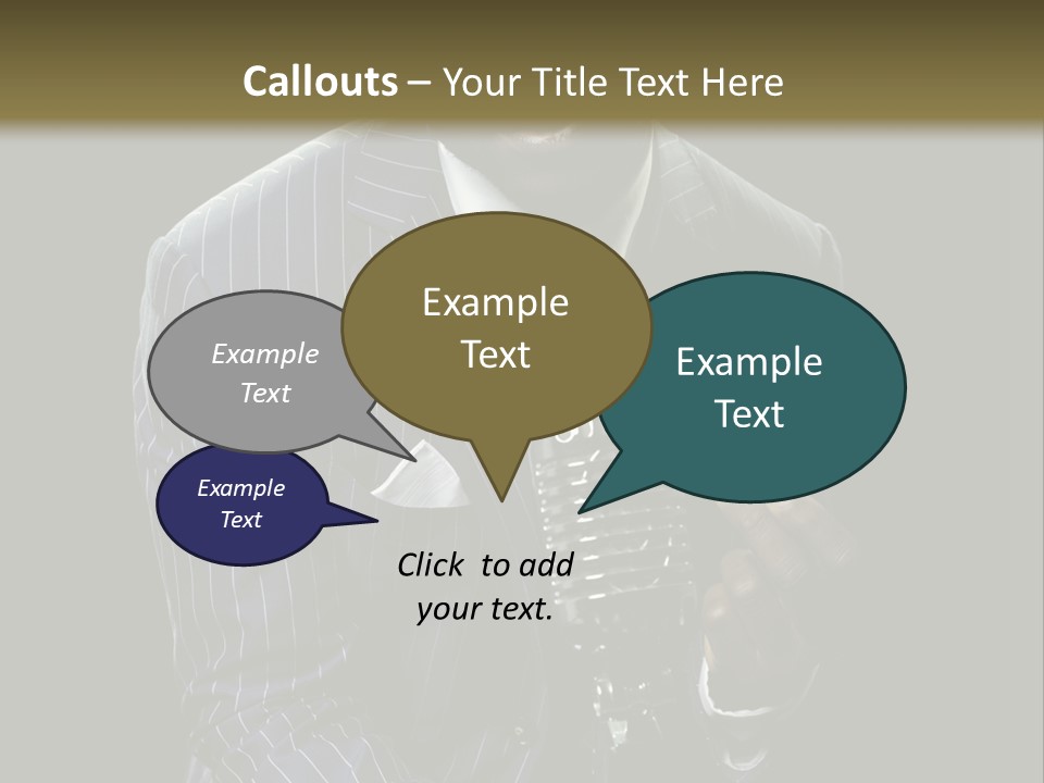 Suit Rich Male PowerPoint Template