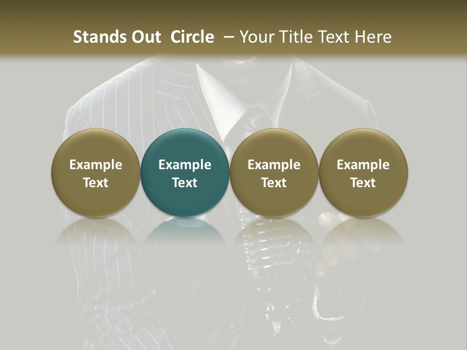 Suit Rich Male PowerPoint Template