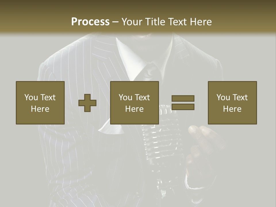 Suit Rich Male PowerPoint Template