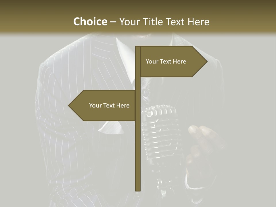 Suit Rich Male PowerPoint Template